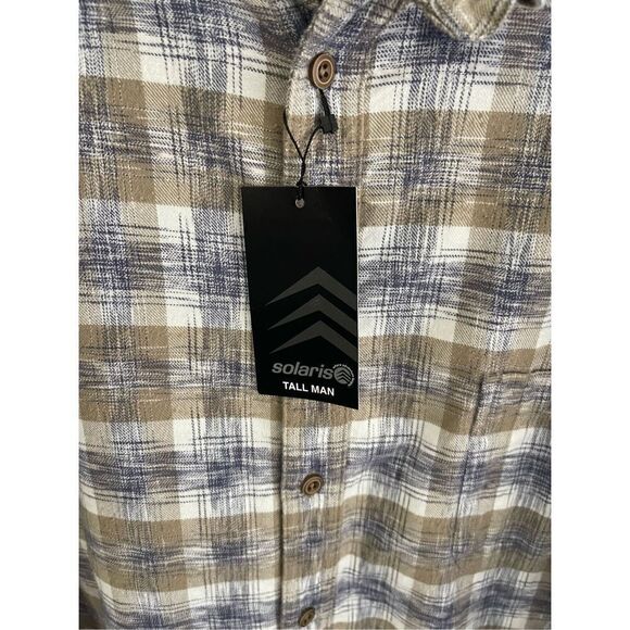 ❤️SOLARIS Men’s Big & Tall Button Down Shirt - Picture 3 of 4